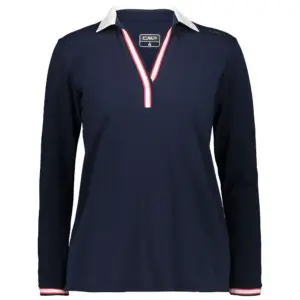 Cmp 39d4816 Lange Mouw Poloshirt Zwart
