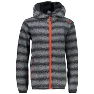Cmp 39h0964 Fleece Met Kap Zilver