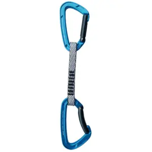 Qi´roc Elektra Straight/curve+express Dyneema 12×120 Mm Quickdraw Grijs