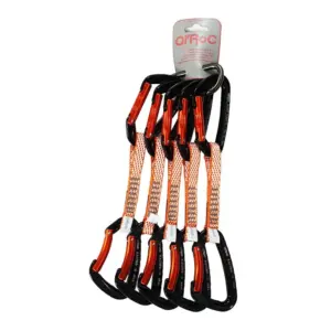 Qi´roc Racing Straight/curve+express Dyneema 12×120 Mm+mini Karabijnhaak 5 Eenheden Oranje