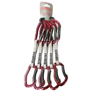 Qi´roc Urano Straight/curve+express Dyneema 12×120 Mm+mini Karabijnhaak 5 Eenheden Grijs