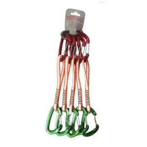 Qi´roc Wifi Straight/curve Clip+express Dyneema 10×170 Mm+mini Karabijnhaak 5 Eenheden Groen