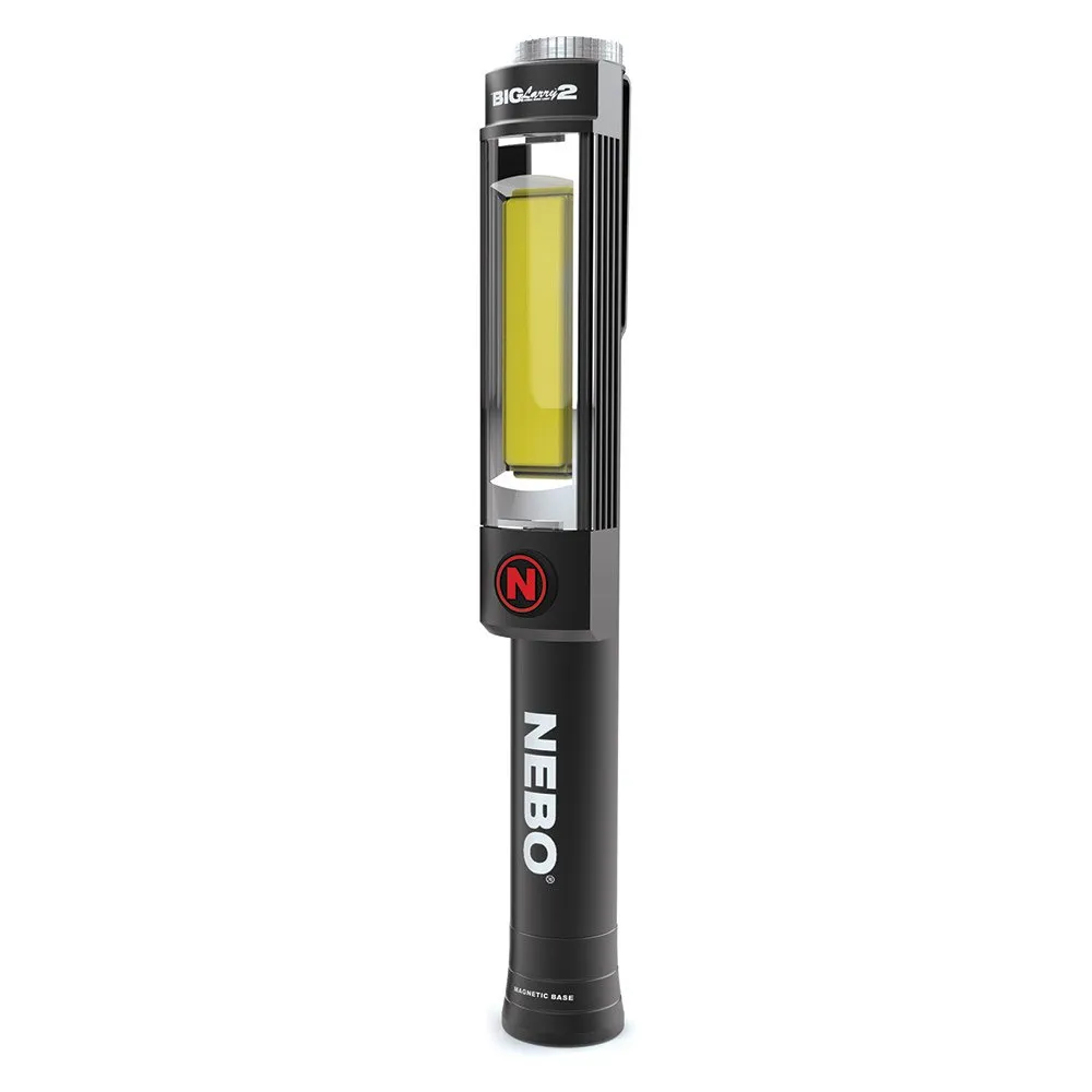 Nebo Tools Big Larry 2-cob Zaklamp Zwart