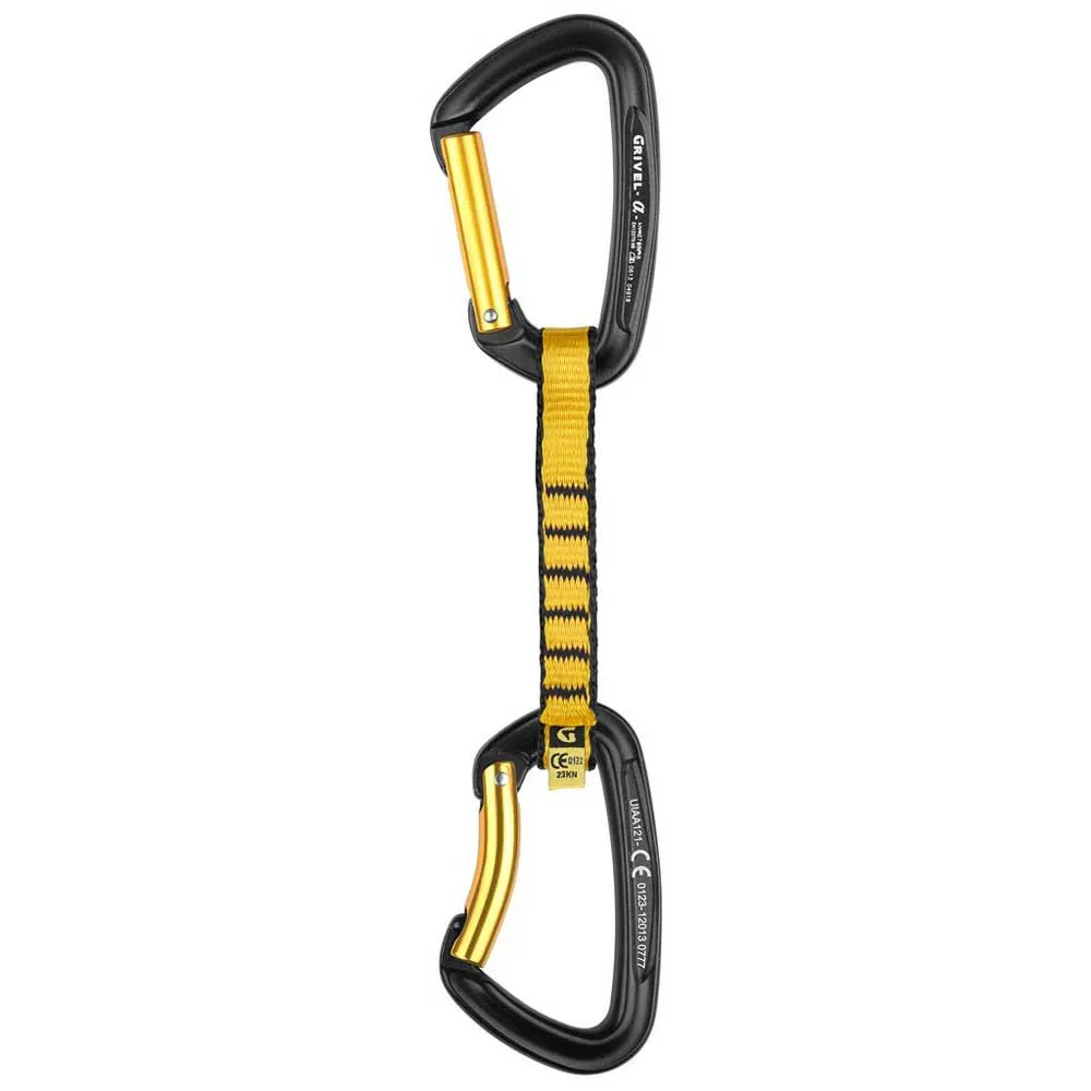 Grivel All-round Alpha Quickdraw Zwart