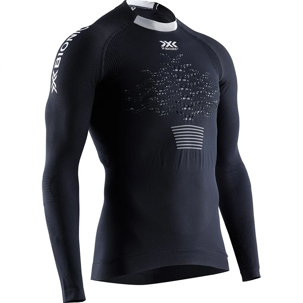 X-bionic The Trick 4.0 Run Lange Mouwen Basislaag Zwart