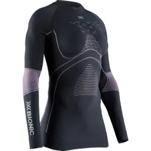 X-bionic Energy Accumulator 4.0 Lange Mouwen Basislaag Charcoal / Magnolia