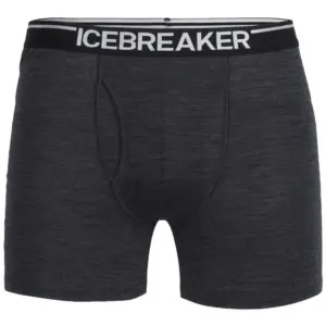 Icebreaker Anatomica With Fly Merino Boxers Jet Heather