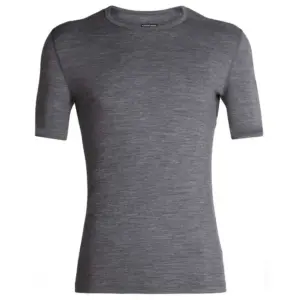 Icebreaker 200 Oasis Merino Korte Mouwen Basislaag Gritstone Heather-013