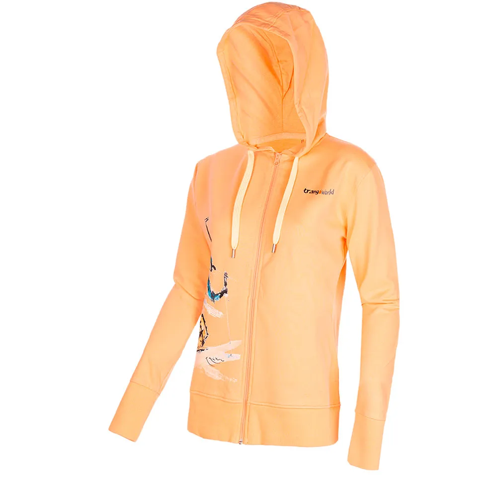 Trangoworld The Lonely Hoodie Nectar Peach