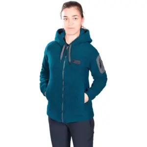 Trangoworld Gower Fleece Met Kap Blauw