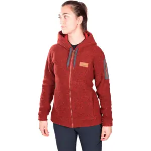 Trangoworld Gower Fleece Met Kap Koraal