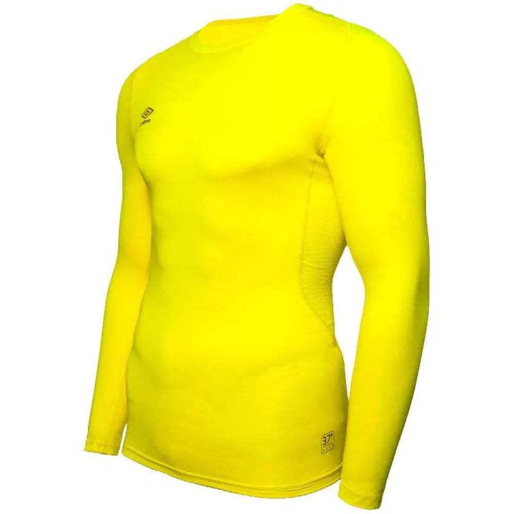 Umbro Core Crew Lange Mouwen Basislaag Geel
