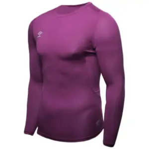 Umbro Core Crew Lange Mouwen Basislaag Festival Fuchsia