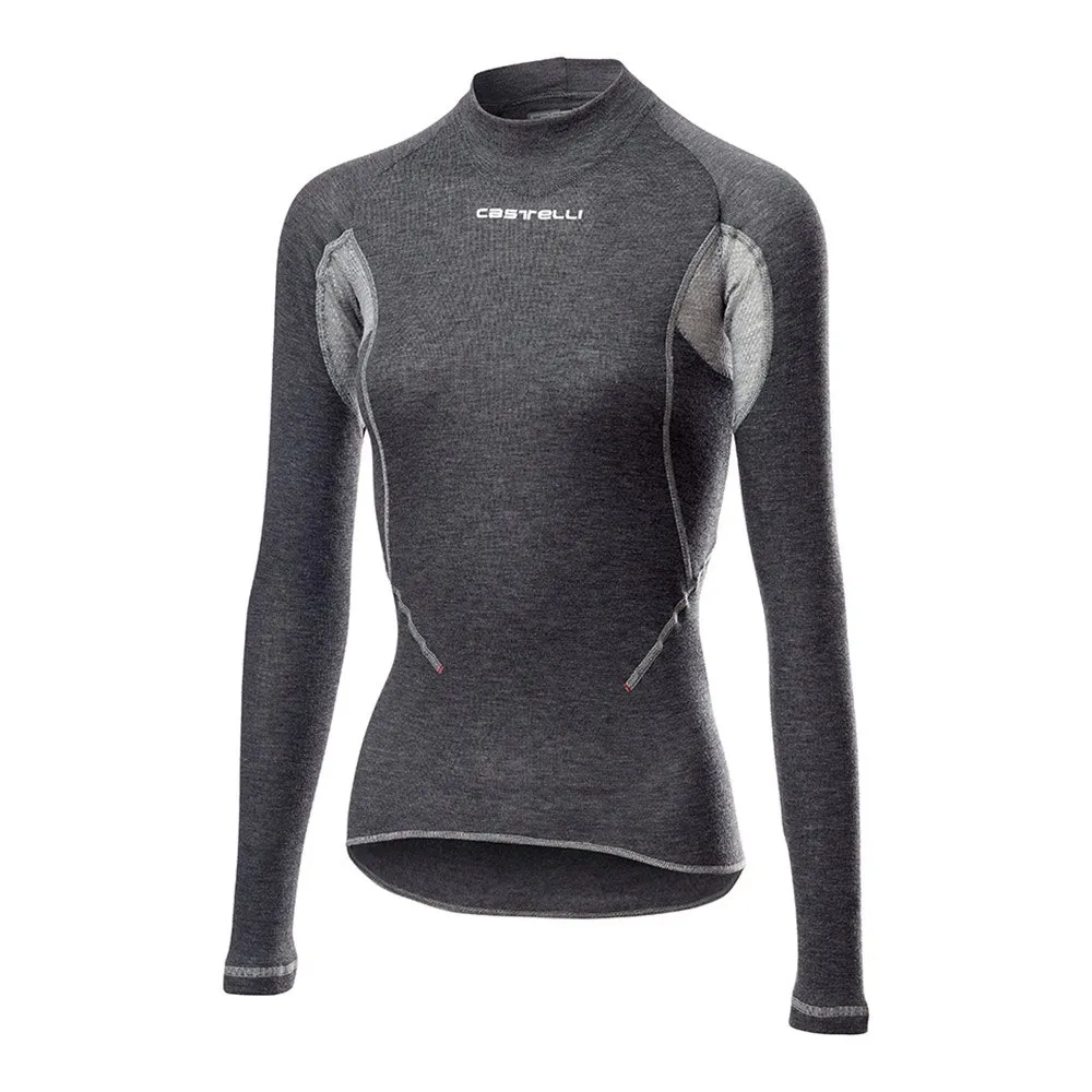 Castelli Flanders 2 Lange Mouwen Basislaag Grijs