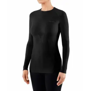 Falke Maximum Warm Lange Mouwen Basislaag Zwart