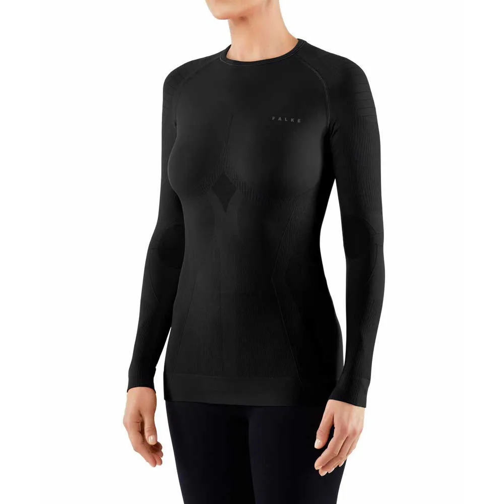 Falke Maximum Warm Lange Mouwen Basislaag Zwart