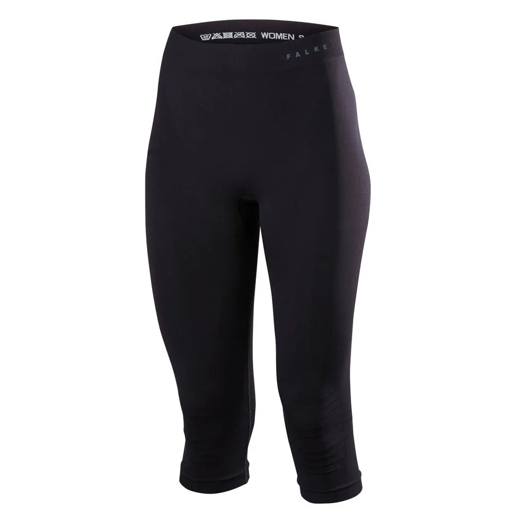 Falke Warm 3/4 Basislaag Broek Zwart