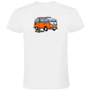 Kruskis Hippie Van Climbing T-shirt Met Korte Mouwen Wit