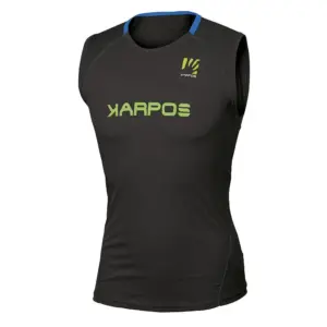 Karpos Fast Mouwloos T-shirt Zwart