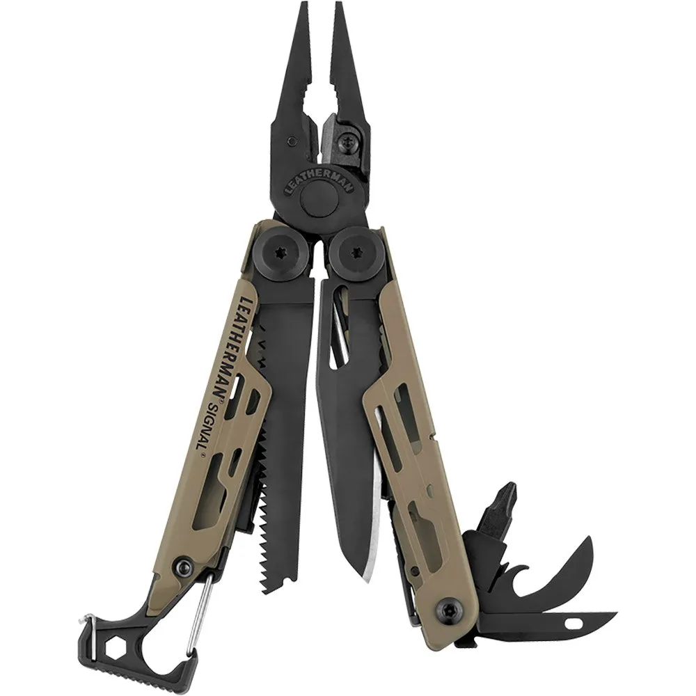 Leatherman Signal Nylon Sheath Multitool Coyote