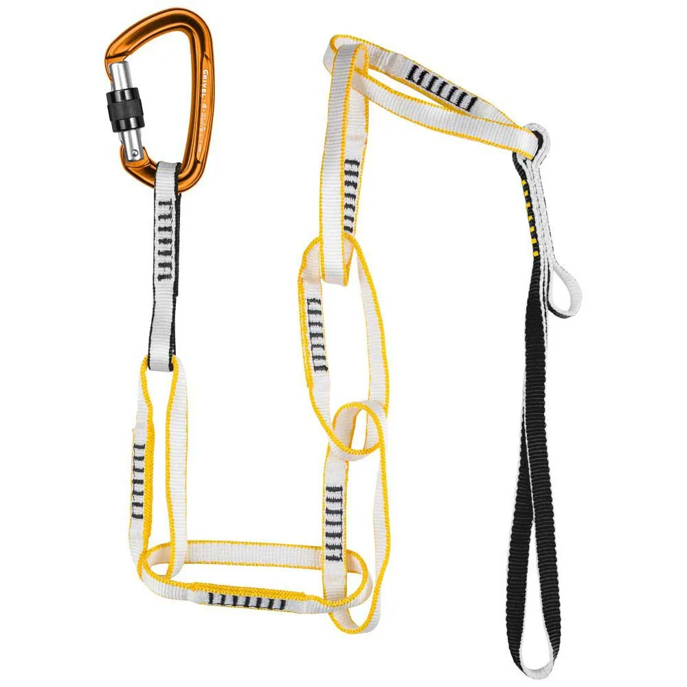 Grivel Evo 125+alpha S/lock Ce Daisy Chain Geel