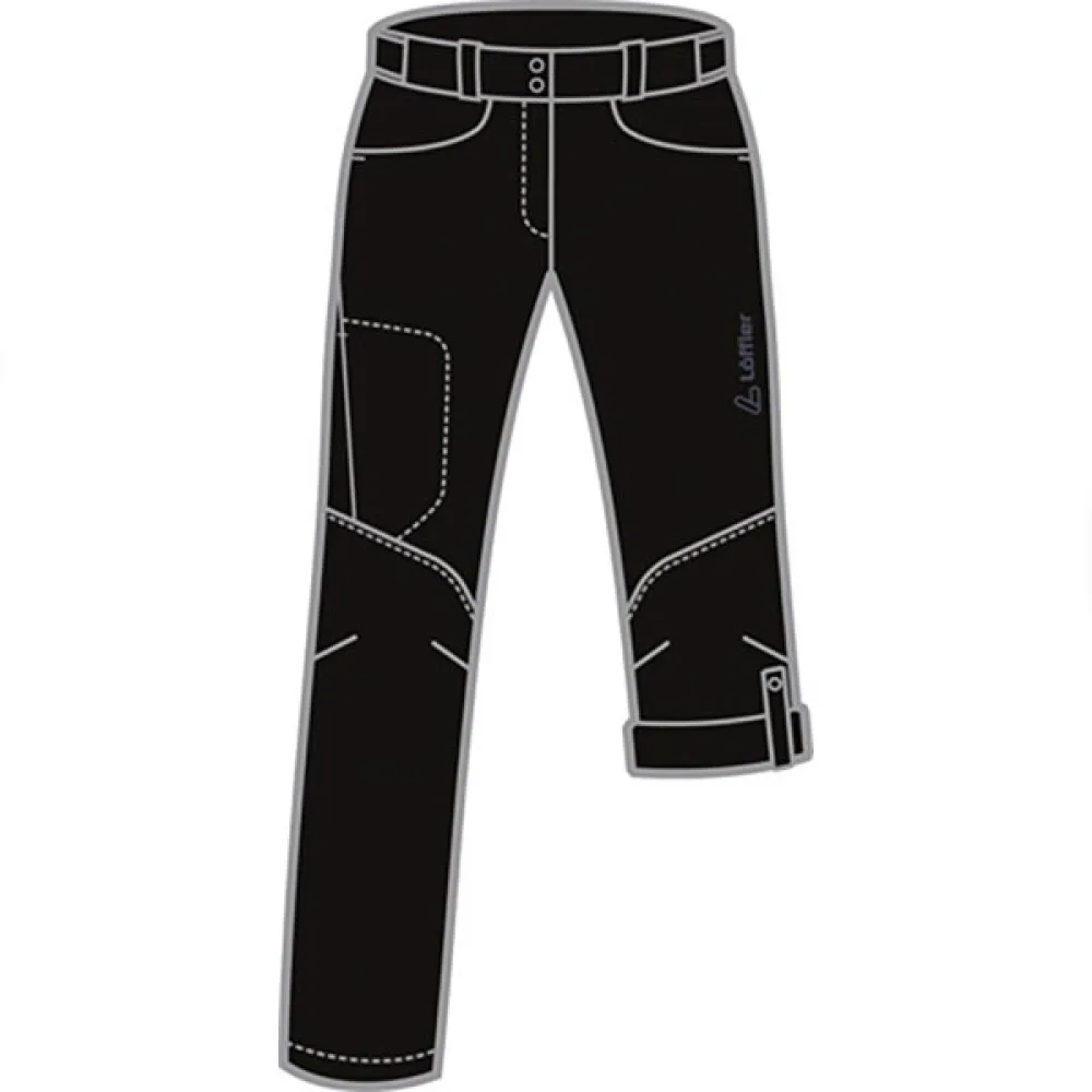 Loeffler Roll Up Csl Broek Zwart