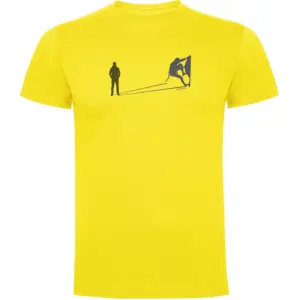 Kruskis Climb Shadow T-shirt Met Korte Mouwen Geel