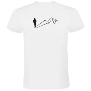 Kruskis Mountain Shadow T-shirt Met Korte Mouwen Wit