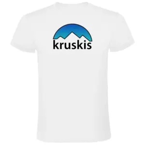 Kruskis Mountain Silhouette T-shirt Met Korte Mouwen Wit