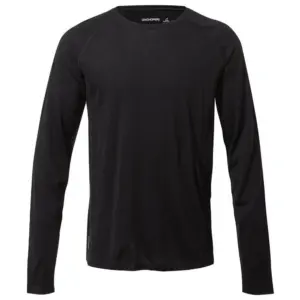 Craghoppers Merino Crew Lange Mouwen Basislaag Zwart