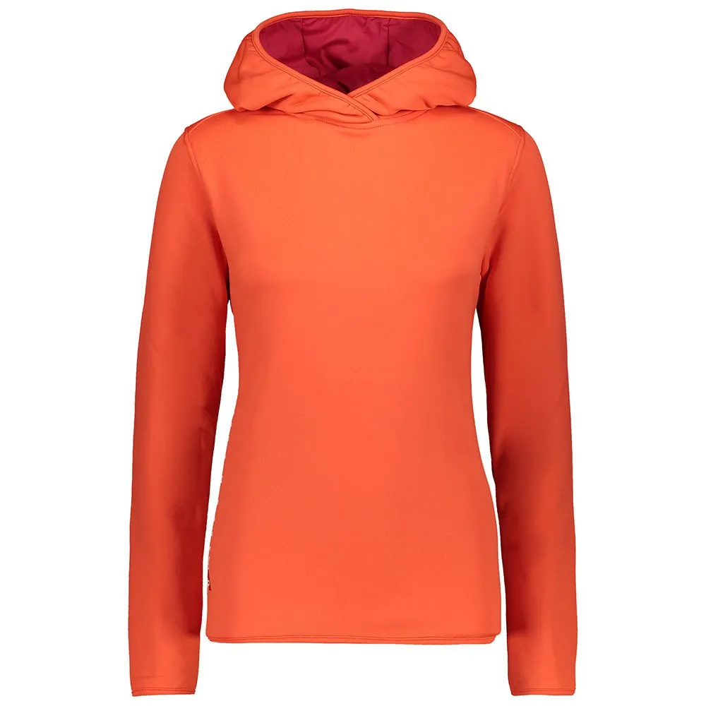 Cmp 38e2456 Stretch Sweat Fleece Met Kap Bitter