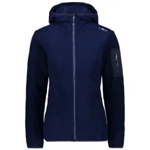 Cmp 38h2196 Fleece Met Kap Blauw