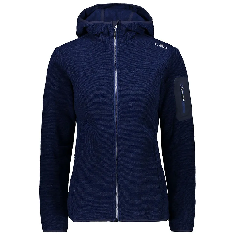 Cmp 38h2196 Fleece Met Kap Blauw