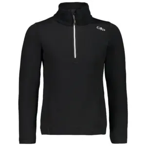 Cmp 39g2225 Light Sweat Fleece Met Halve Rits Zwart
