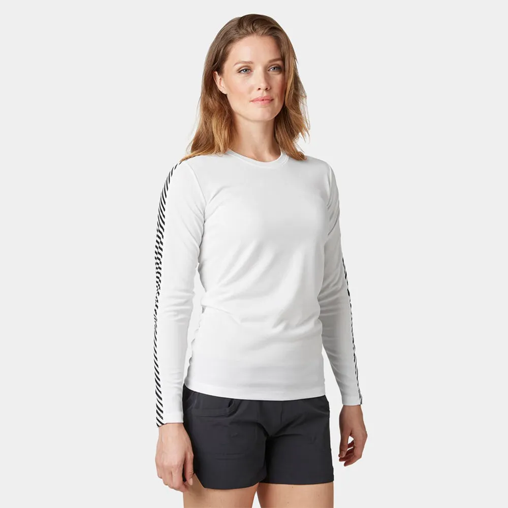 Helly Hansen Lifa Crew Lange Mouwen Basislaag Wit