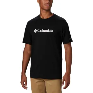 Columbia Csc Basic Logo T-shirt Met Korte Mouwen Zwart