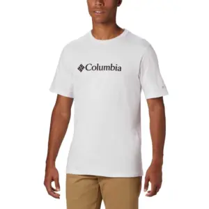 Columbia Csc Basic Logo T-shirt Met Korte Mouwen Wit