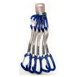 Qi´roc Elektra Recto Clip+curvo Clip+exprés Dyneema 12×170 Mm+mini Karabijnhaak 5 Eenheden Blauw