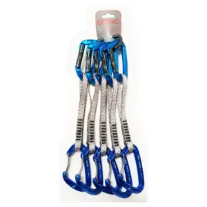 Qi´roc Elektra Mix Recto+curvo Clip+exprés Dyneema 12×170 Mm+mini Karabijnhaak 5 Eenheden Blauw