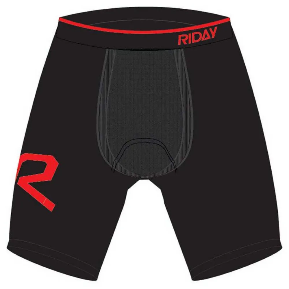 Riday Logo Basislaag Shorts Zwart
