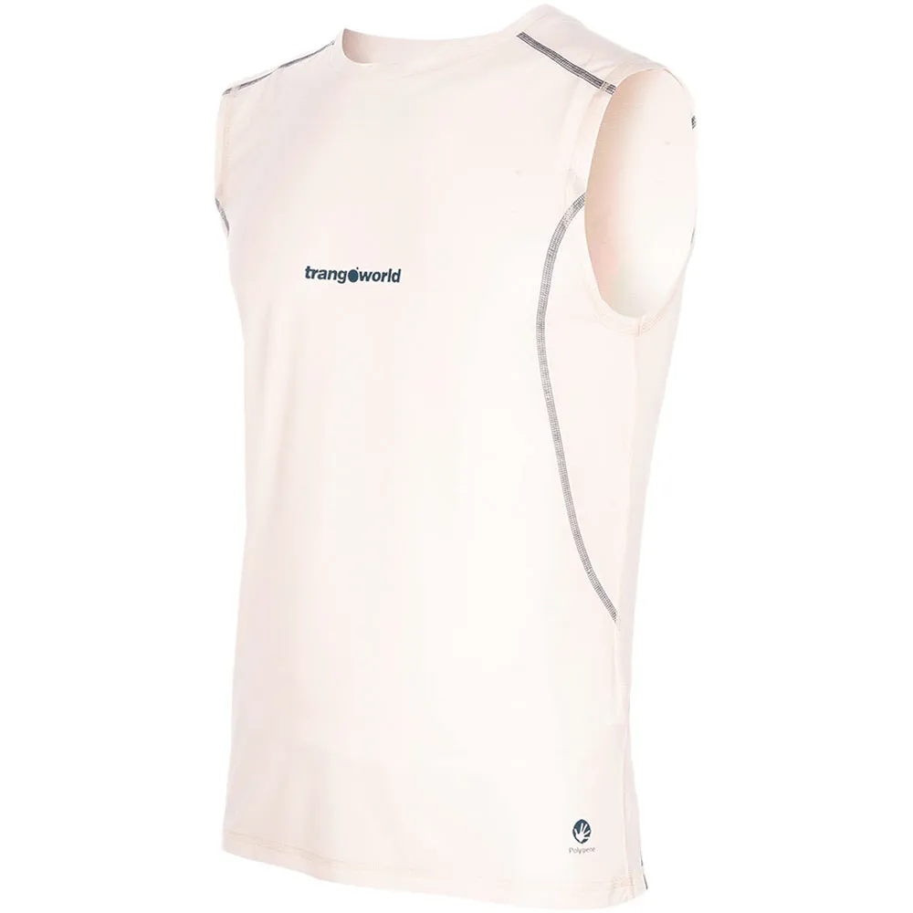 Trangoworld Noja Mouwloos T-shirt Wit