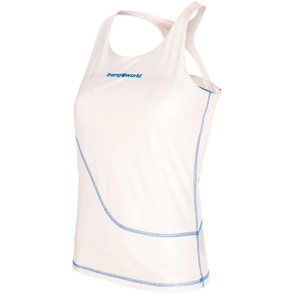 Trangoworld Luena Mouwloos T-shirt Wit