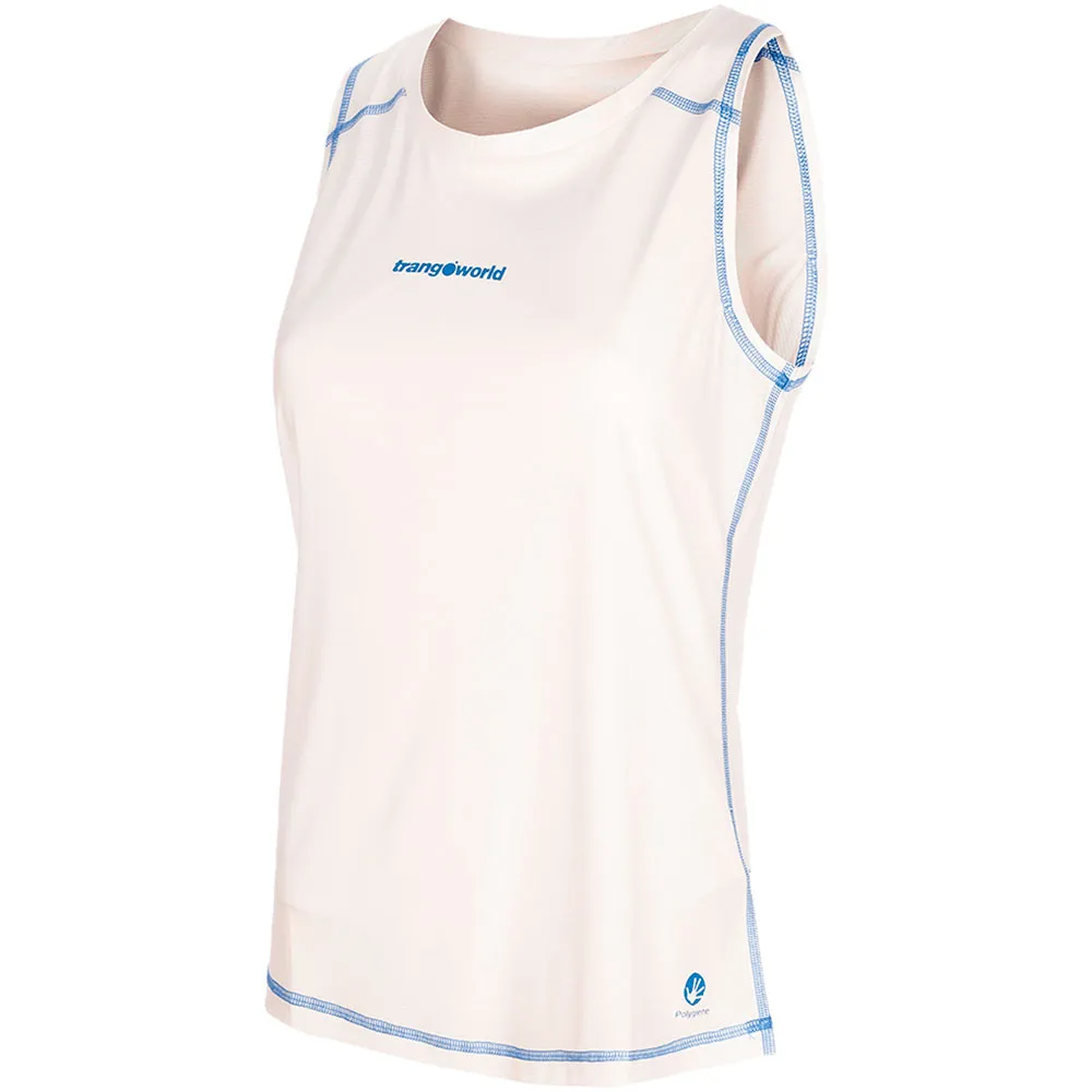 Trangoworld Baells Mouwloos T-shirt Wit