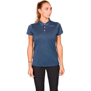Trangoworld Luenga Korte Mouw Poloshirt Blauw