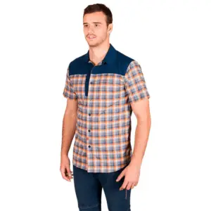 Trangoworld Camille Overhemd Met Korte Mouwen Blauw