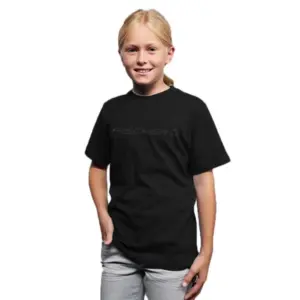 Fischer Big Logo T-shirt Met Korte Mouwen Zwart