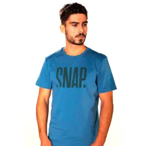 Snap Climbing Logo T-shirt Met Korte Mouwen Blauw