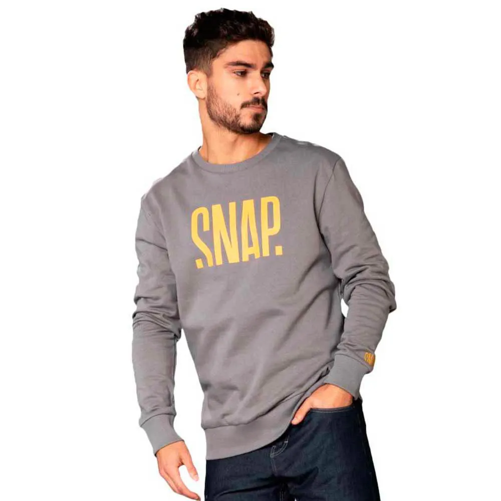 Snap Climbing Logo Sweatshirt Grijs