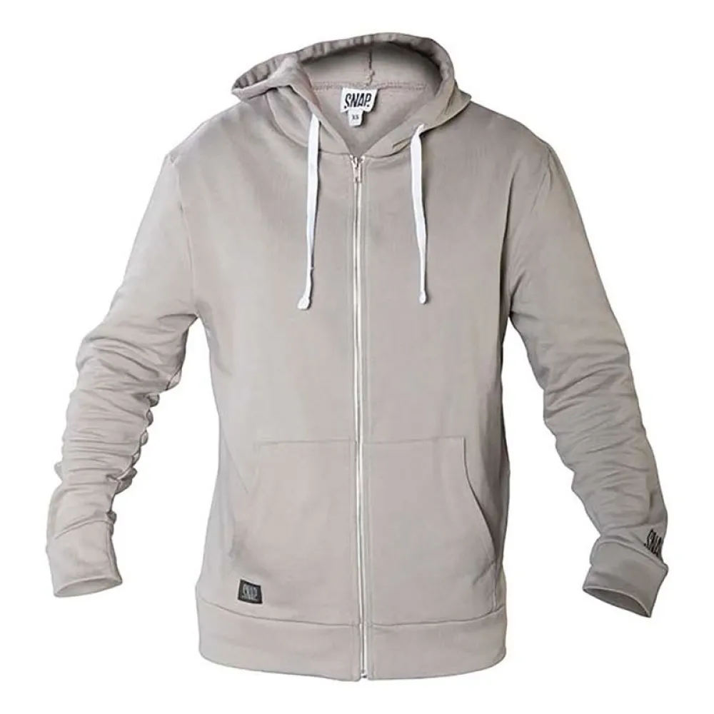 Snap Climbing Sweatshirt Met Rits Grijs