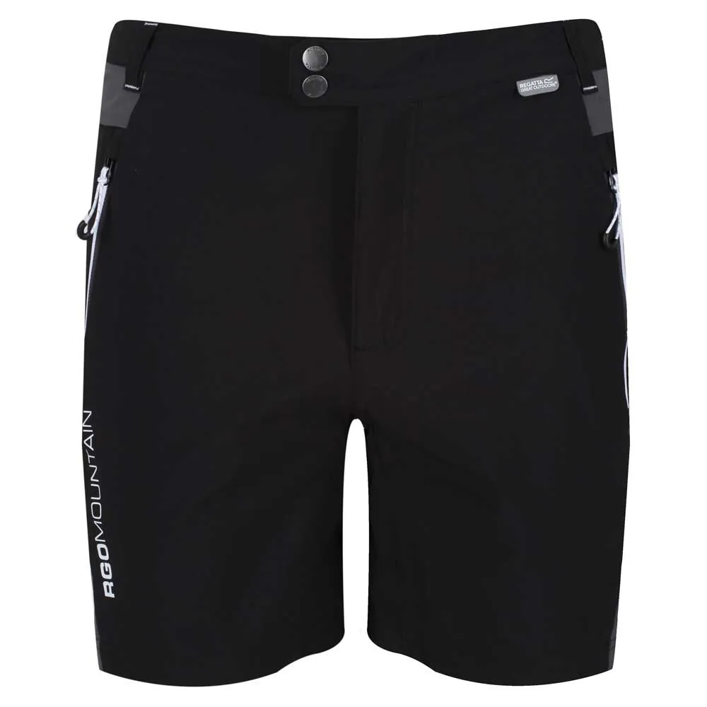 Regatta Mountain Korte Broek Zwart